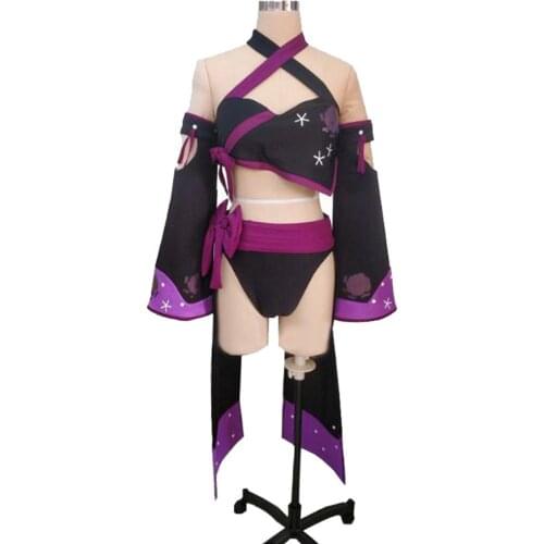 2020 Anime Final Fantasy XIV FF14 Shisui Samurai Tank Outfit Any Size Cosplay Costume Women Halloween