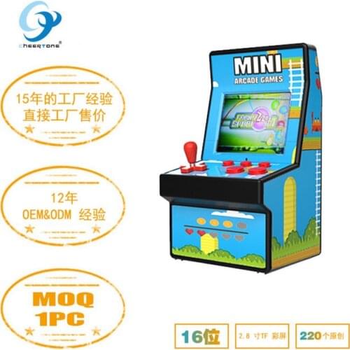 Mini Arcade Game Retro Machines for Kids with 220 Classic Handheld Video Games Portable Gaming System for Childrens Tiny Toys 01