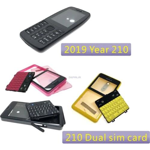 New High Quality Housing For Nokia 2019 Year 210 210 Dual sim card Mobile Phone Cover Case Keypad