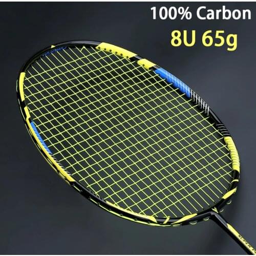 Professional Carbon 8U Badminton Rackets Ultra Light Strung Bag Multicolor Z Speed Force Raket String Rqueta Padel 22-30LBS
