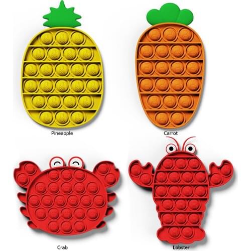 Push Bubble Fidget Sensory Toy Kid Adult Autism Stress Reliever Squeeze Toy New Push Pop Bubble Fidget Antistress