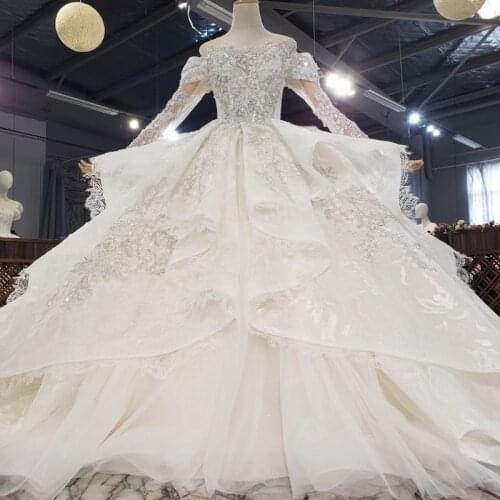 Gorgeous Lace Appliques Ball Gown Wedding Dresses 2021 Sexy Sweetheart Neck Lace Up Princess Bridal Gown Plus Size