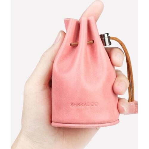 Car key pack Genuine leather Pull out storage bag Zero Purse Car key bag Key bag