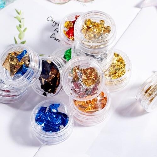 TC203/2 The 12-Color Box With Various Styles And Colors Can Be Used To Make Filling Manicure By Dropping Glue