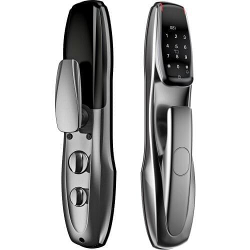 Hot Sale Wifi Tuya Remote Control Lock Fingerprint Password Key Card Smart Door Lock with Doorbell