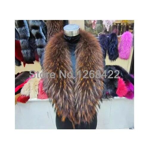 Free shopping 2014 coat collar Import raccoon fur shawl collar Square collar scarf collar article cap gm coffee specials