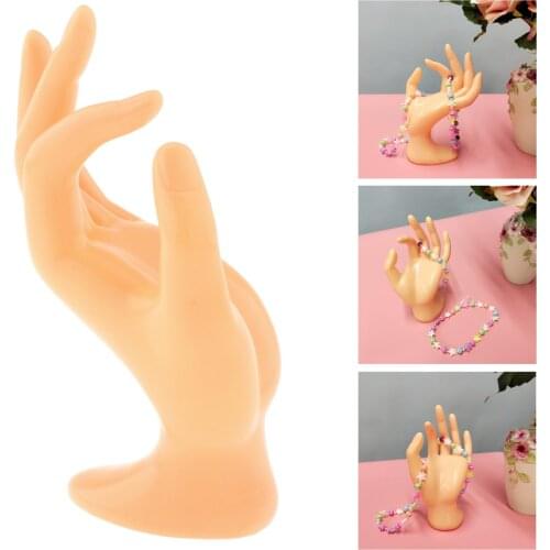 Resin Ok Gesture Female Hand Mannequin Watch Chain Necklace Jewelry Display Stand Holder Organizer Support Gifts