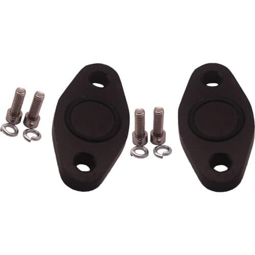 2pcs Air Injection Block Off Plate with O ring Screws Combi Valve Compatible with VW Audi 1.8T Engines