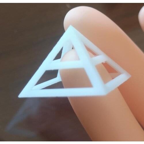 2cm Hollow Pyramid Test Custom order high quality high precision digital models 3D printing service Classic objects ST2023