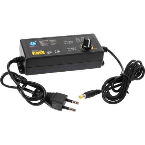 2021 New 60W 3-24V Adjustable Adapter With Display Screen Of Voltage DC5.5x2.1/2.5mm