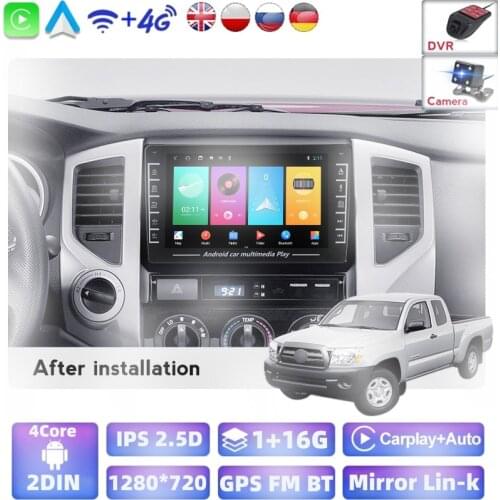 8'' IPS Android FOR TOYOTA TACOMA&HILUX_USA 2005-2012/2013/2014 Car Radio Multimedia GPS Navigation Navi Player Auto Stereo WIFI