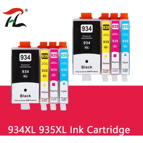 8PCS 934XL 935XL Ink Cartridge for HP934XL hp934 934XL 935 935XL for Officejet pro 6230 6830 6835 6812 6815 6820 printer