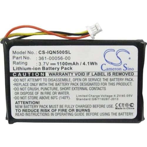 Cameron Sino 1100mAh Battery For Garmin Nuvi 30 Nuvi 50 Nuvi 50LM Nuvi 55LM Nuvi 55LMT,361-00056-00