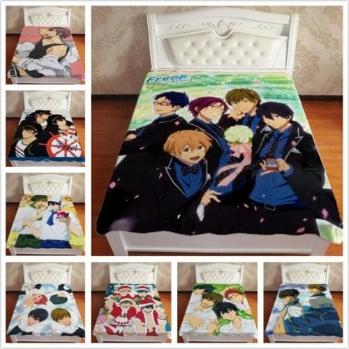 Anime Manga FREE! IWatobi Swim Club Throw Blanket 001