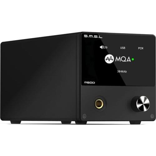 SMSL M500 MQA Decoder ES9038PRO ES9311 XMOS XU-208 32bit 768kHz DSD512 Hi-Res Audio DAC Headphone Amplifier