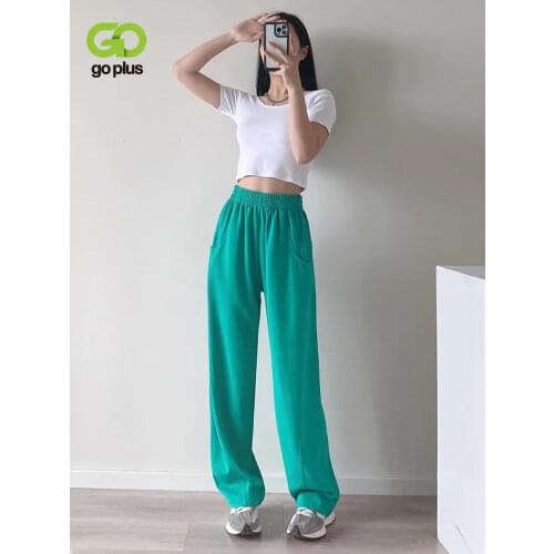 Женские брюки с высокой посадкой GOPLUS China At AliExpress