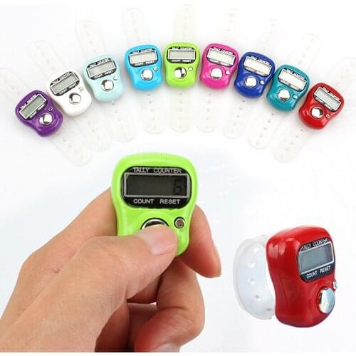 Hot Sale Stitch Marker And Row Finger Counter LCD Electronic Digital Tally Counter New Free Shipping