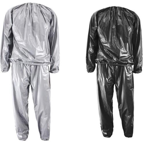 Hot Heavy Duty Fitness Weight Loss Sweat Sauna Suit Exercise Gym Anti-Rip