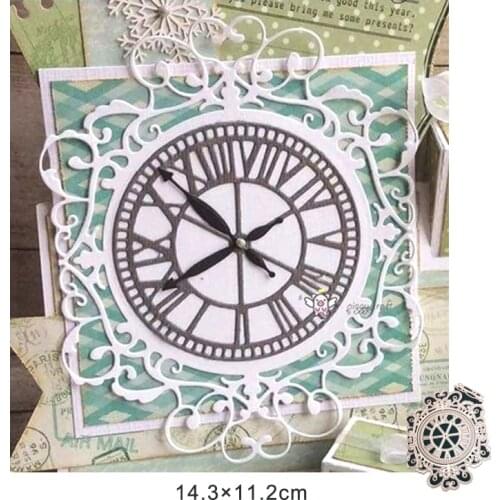Craft metal cutting dies cut die mold Lace clock dial frame Scrapbook paper craft knife mould blade punch stencils dies 2020