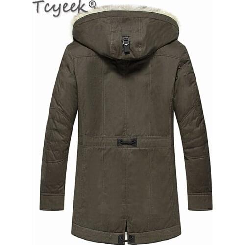 Fur Real Coat Male Thick Warm Raccoon Fur Liner Jacket Men Clothing Motorcycle Wolf Fur Parkas Mens Jacket hiver 772E22266