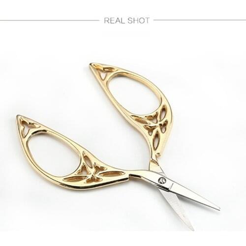 Professional Sewing Scissors For Fabric Clothes Handmade Supply Vintage Cutting Scissors Small Stainless Steel Tailor Scissors