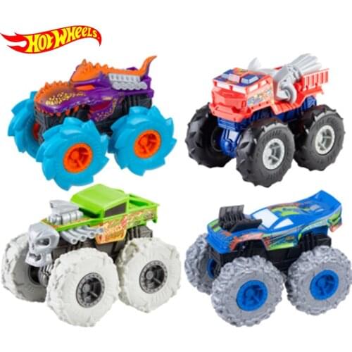 Original Hotwheels Car Toys Diecast 1:64 Kids Toys for Children Hot Wheels Monster Truck Toys for Boys Birthday Presents