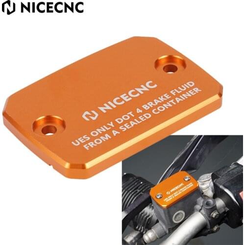 NiceCNC Motocycle Front Brake Fluid Reservoir Cover For Front Brake Fluid Reservoir Cover SVARTPILEN 701 2019-2020