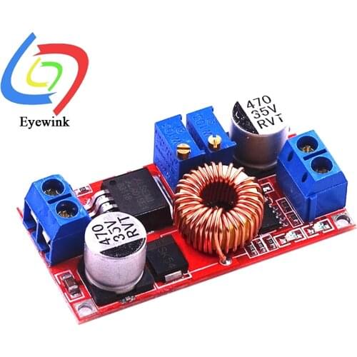 1pcs 5A Max Step-Down Buck Charging Board XL4015 ADJ Lithium Battery Charger Converter Module DC-DC 0.8-30V To 5-32V