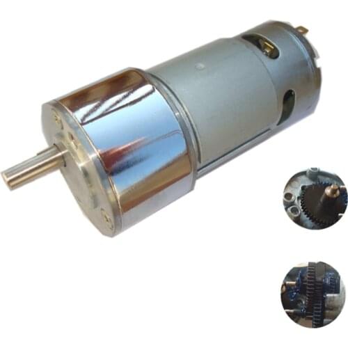GB50-775 DC Gear Motor DIY 6V 12V 24V Model Machine All-metal Gear Super Cost Performance GOOD MOTOT