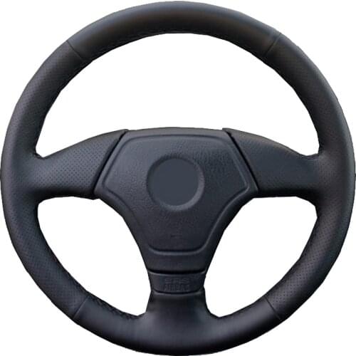 Hand Sewing Car Steering Wheel Cover Wrap Leather Suede For BMW E36 1995-2000 E46 1998-2000 E311995-1997 E39 1995-1999 Volant