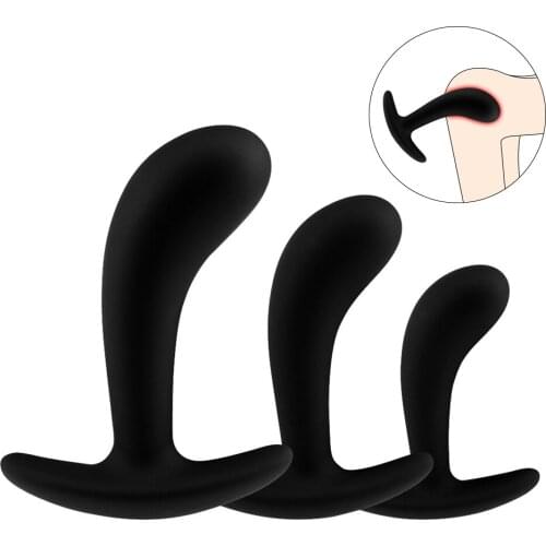 Silicone Dildo Butt Plug G-spot Prostate Massager Anal Beads Jelly Sex Toys for Women Men Gay Anal Plugs