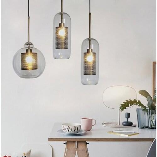 Post modern Modern glass Lighting Lamp Dining Art Designer Restaurant Bedroom Living room Bar Decoration Chandelier LED