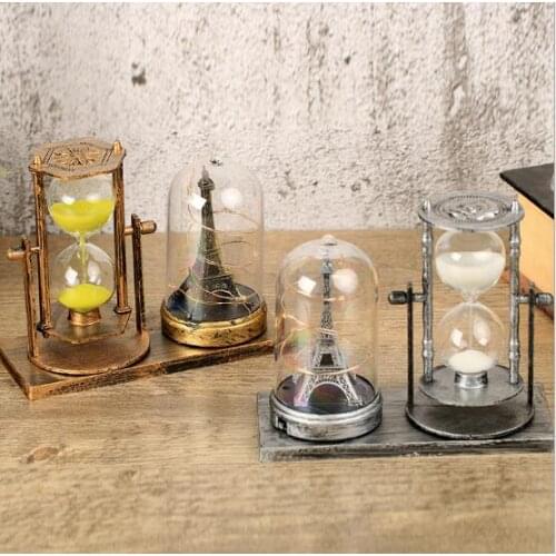 Restore ancient ways light tower decoration display an hourglass craft desktop display a gift