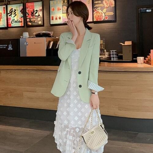 Autumn Green Blue Blazer Women Large Size Beige Black Double Breasted Big Long Blazer Fall Korean Slim Female Jacket Plus Size