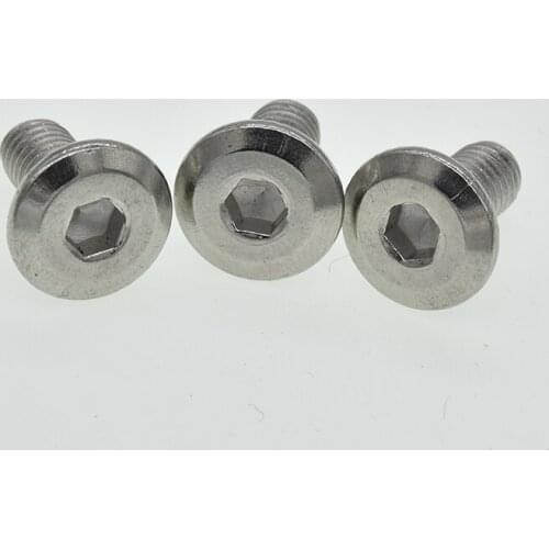 10/5PCS M6 M8*(12/16/20/25/30/35) 304 Stainless Steel Flat Head with Hex Head Screws / Furniture Bolt