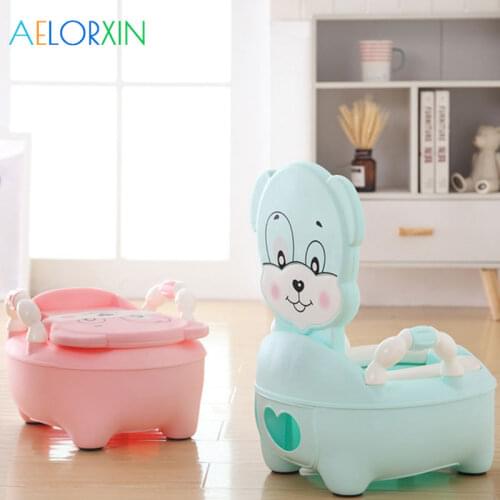 11.11 Cartoon Cute Puppy Baby Potty Toilet Bowl Training Pan Toilet Seat Childrens Pot Kids Bedpan Portable Comfortable
