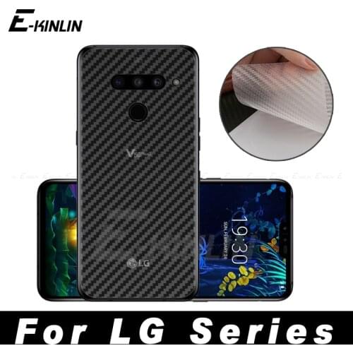 3D Carbon Fiber Back Cover Screen Protector Protective Film For LG G8 G8X G7 V50S ThinQ G6 Plus G5 SE V50 5G V40 V30 V30S V20