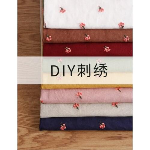 50cm*125cm/piece,Cherry Blossom Cotton Cloth,Clothing,Skirts,Bags,Curtains,Tablecloths,Decorative Fabrics,DIY Handmade Materials