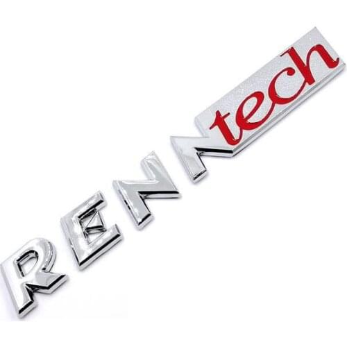 ABS Big Size RENNTECH Emblems Badges Logos Stickers