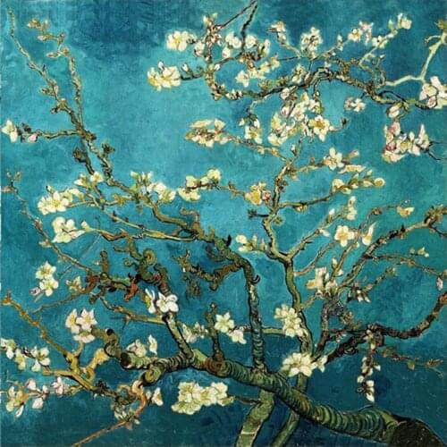 Full Diamond Embroidery World Famous Almond Blossom 5d Diy Diamond Painting A Craft Decorated Living Room Good Gift