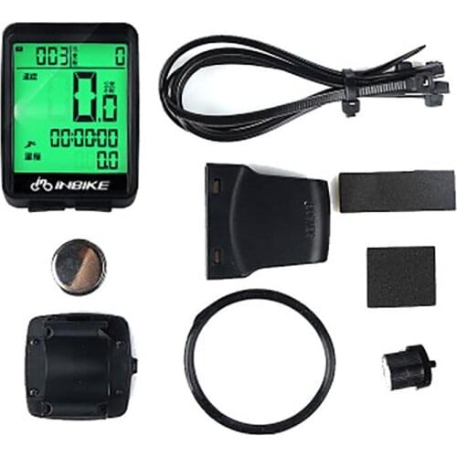 Wireless Bicycle Computer Water Resistant Mountain Bike Motorcycle Speedometer Stopwatch Odometer