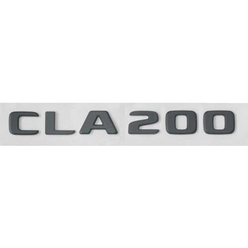 Black Trunk Letters Number FOR CLA 200 Emblems Badges for Mercedes Benz CLA200 2017