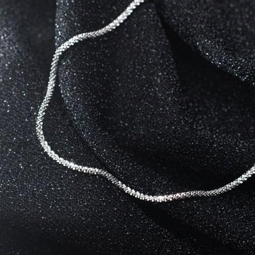 Colusiwei Shining Full Of Star Choker Necklace for Women Real 925 Sterling Silver Short Chain Necklaces Jewelry Gifts for Girl