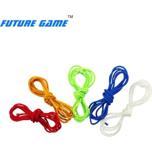 Colourful Braided nylon rope 2mm 1.3m for arcade game console use for doll machine use