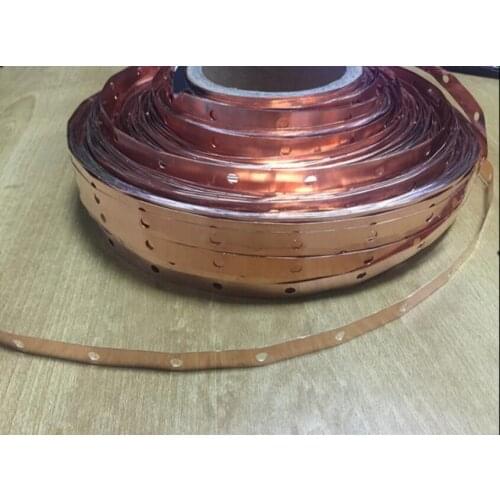 0.2x10mm pure copper strip strap sheet for 32650 lithium battery with screw pole electric vehicle battery assembly