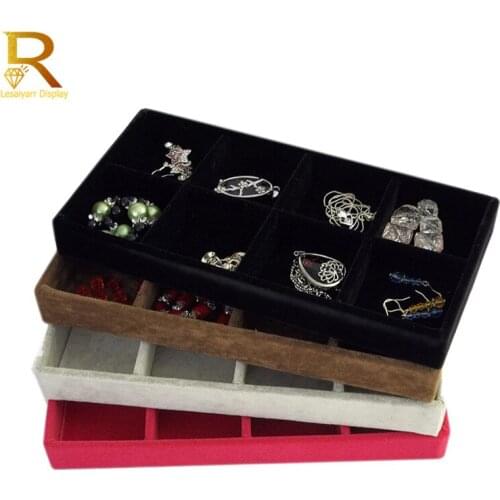 Wholesale Necklace Display Tray for Pendant Chain Storage Box 11*22cm Jewellery Colliers Organizer Box Free Shipping