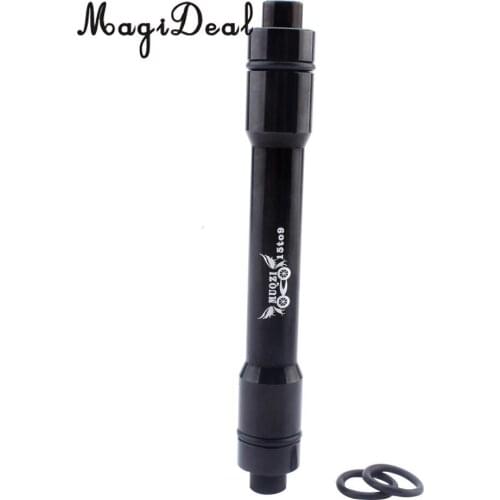 MagiDeal Aluminum Alloy Cycling MTB Bike 15mm to 9mm Thru Axle Quick Release Hub Conversion Skewer Adapter Black Replacement
