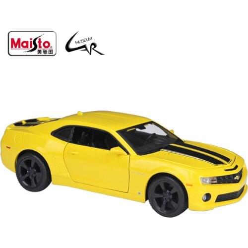 Maisto 1:24 Model Car Simulation Alloy Racing Metal Toy Car Children Toy Gift Collection Chevrolet 2010 Camaro SS RS
