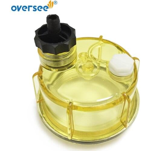 OVERSEE Bowl Clear Plastic Racor Style same Sierra 18-7922 Fit Johnson Evinrude Outboard