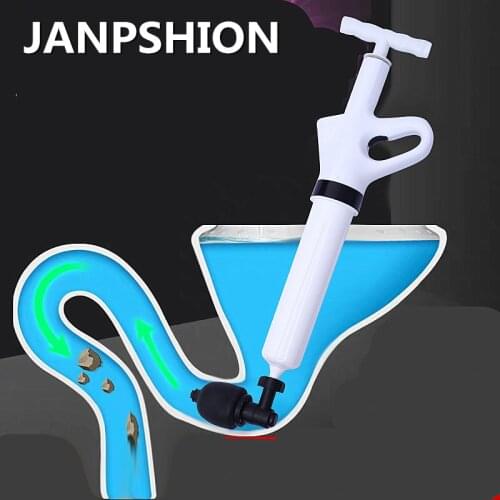 New High Pressure Air Drain Blaster Gun Drain Clog Dredge Tools Powerful Toilet Plunger Auger Cleaner For Bathroom Kitchen Sink